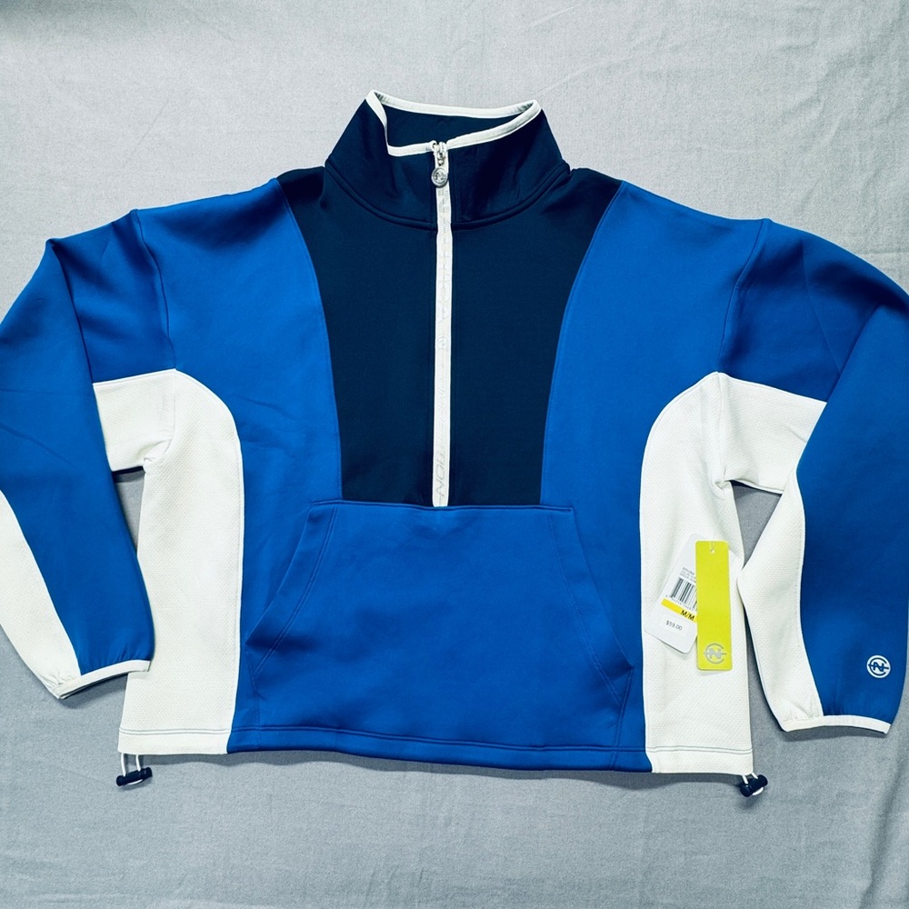 NWT Nautica Competition Sz M Medium Women's Track Warm Up Jacket NEW MSRP $59